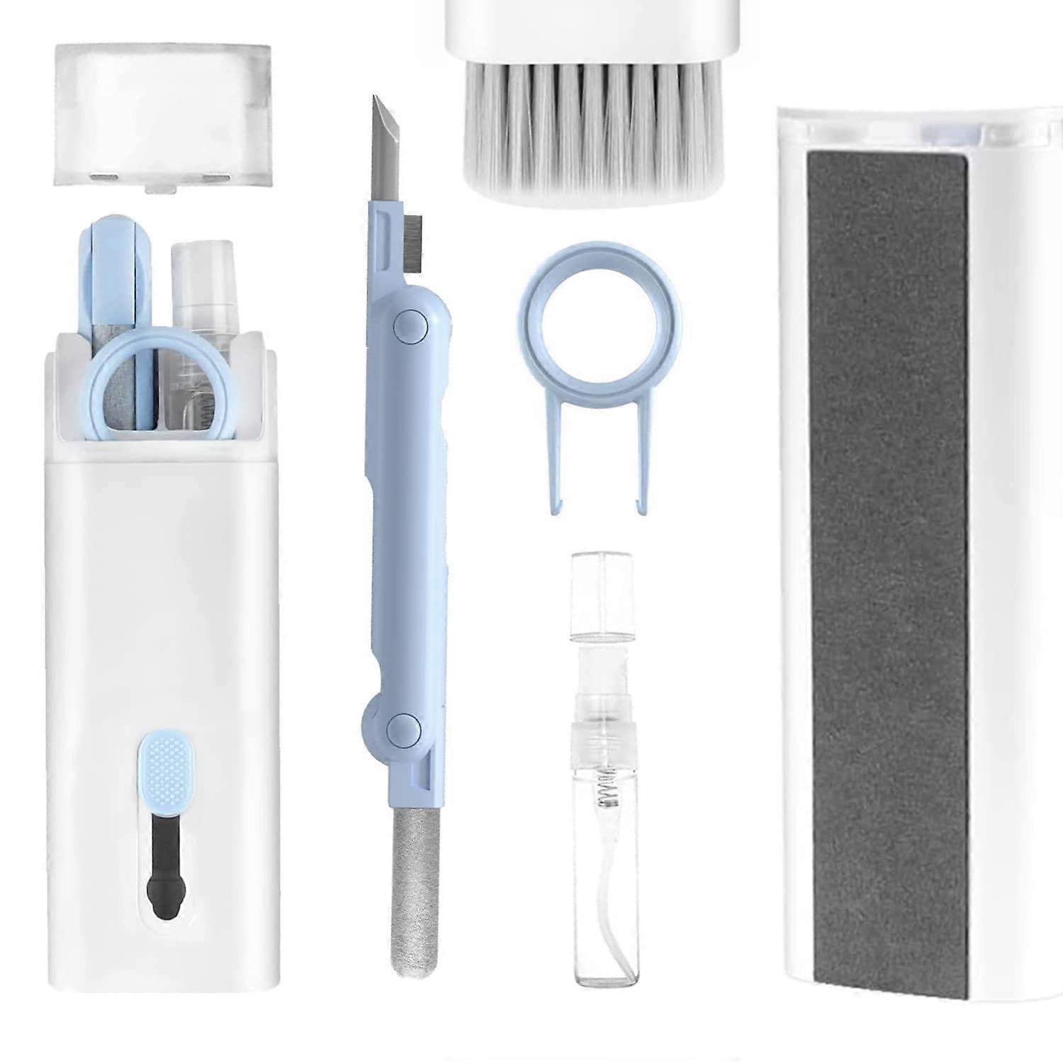 7-in-1 Cleaning Set for Airpods Earbuds with Eye Cloth, Cleaning Brush for Keyboard, Multifunctional Keyboard Cleaning