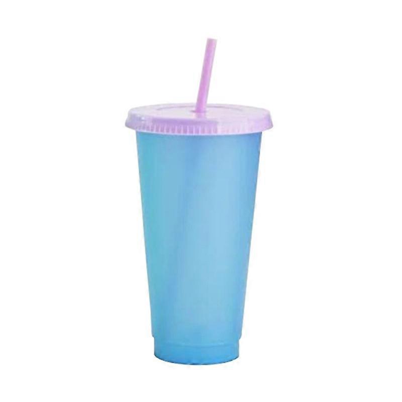 700ml Water Cup Eco-friendly Large Capacity PP Color Changing Drinking Cup for Home