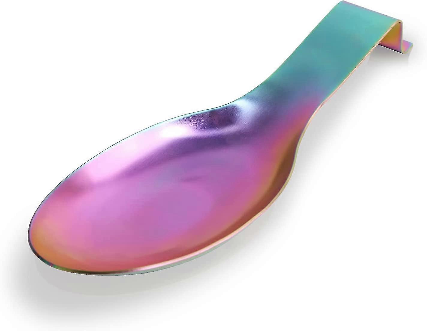 Multi-function Steel Spoon Rest For Kitchen Utensils Long Ladle And Spatula Holder