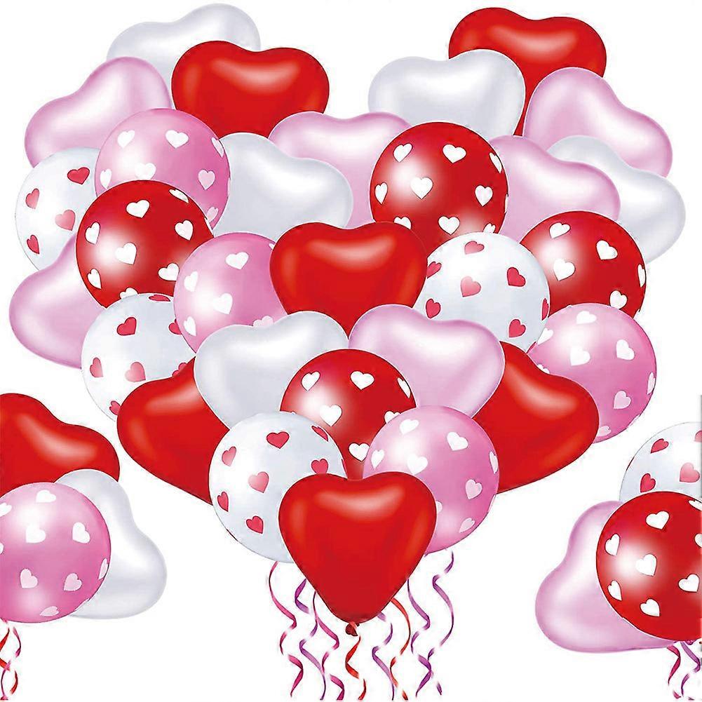 LOVE Heart print Happy Birthday Balloons Kit