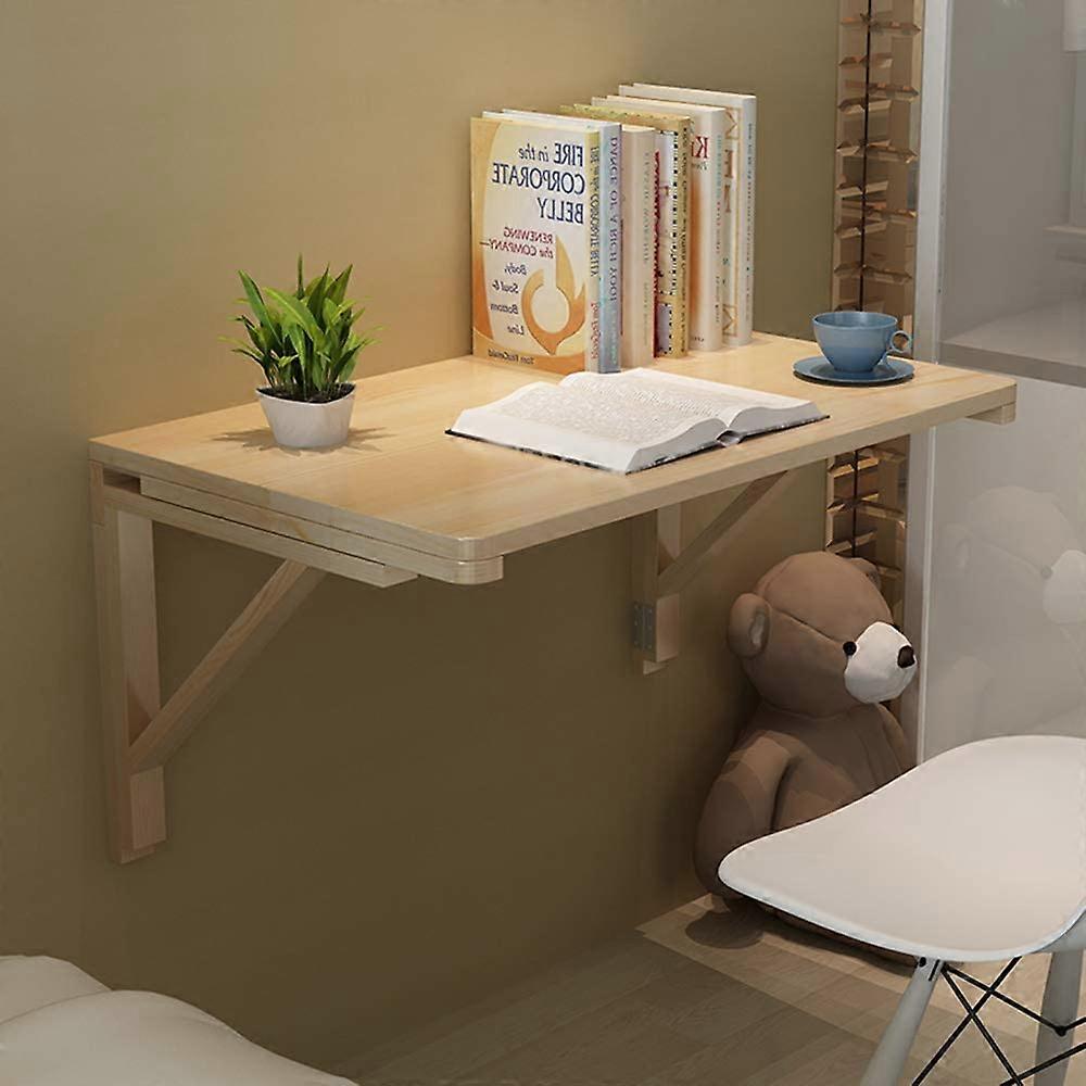 Folding Wall Table 60 X 40 Cm Wood Color