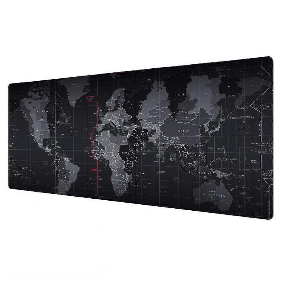 70 x 30cm Large World Map Keyboard Cover Thicked Slip-Proof Mouse Pad for Desktop Computer Laptop Of