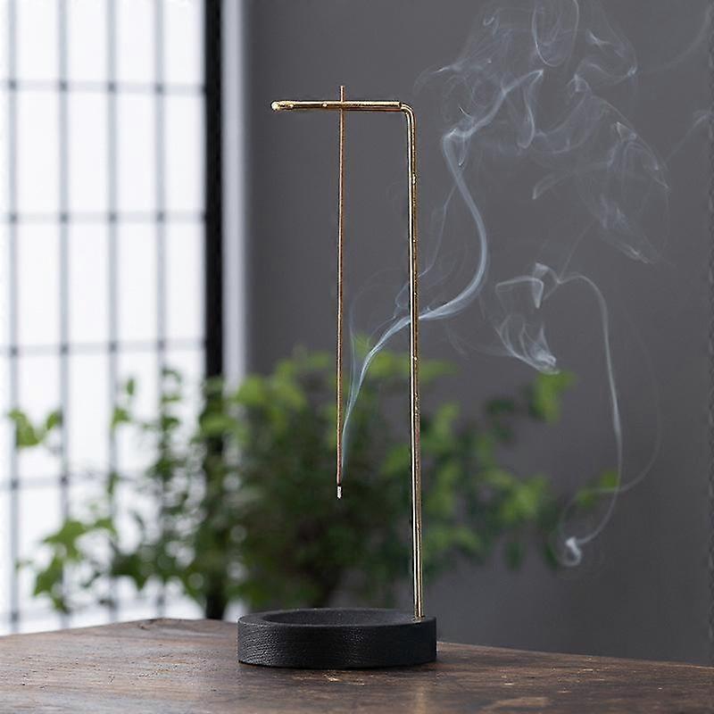 Living Room Supply Ornament with Base Incense Plate Incense Stick Holder Wooden Incense Burner