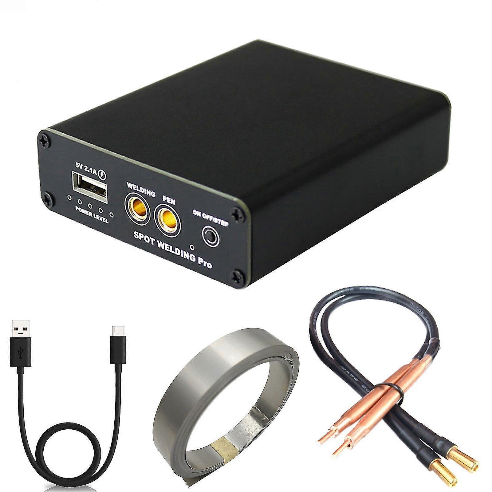 Mini bricolage soudeuse par points 5 vitesses réglable portable portable machine de soudage par points charge rapide batterie au lithium avec soudage par points