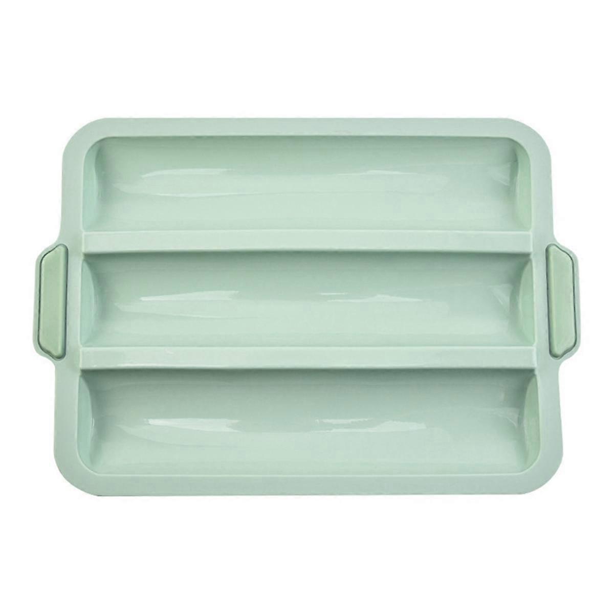 Silicone Mold Baking Mold Bread Baking Tray Nonstick Cake Mold Pans Bread Baking Tool,3-Grid Cake M