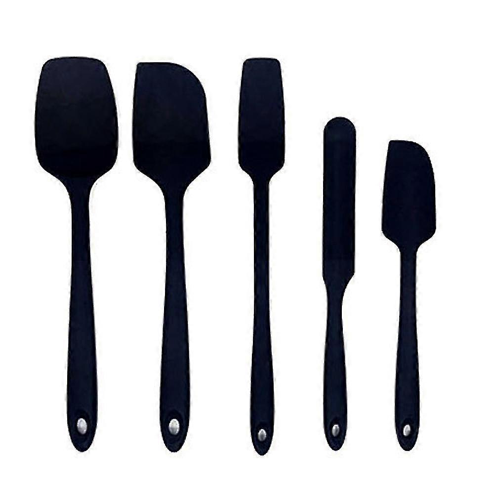 Kitchen Set Of Five Grey And Black Red