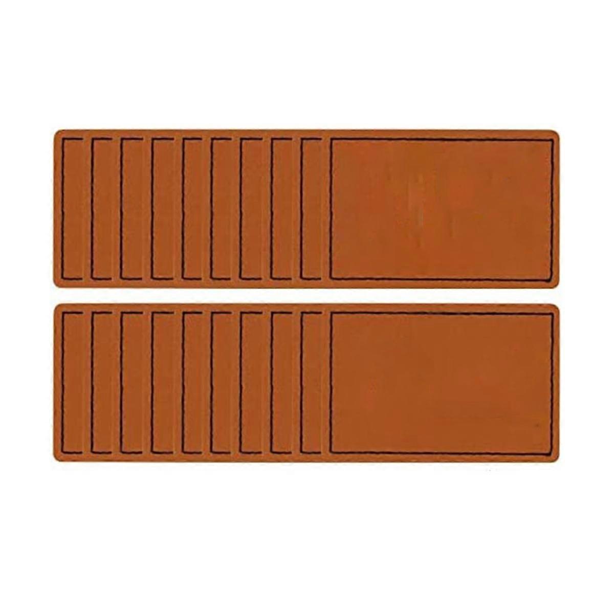 50 Pcs Blank Faux Patches for Hats Leatherette Hat Patches with Adhesive Custom Patches for Custom