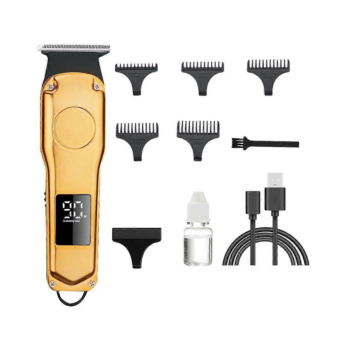 Professional Barber Hair Clipper Rechargeable Electric Cutting Machine Beard Trimmer Shaver Shave f