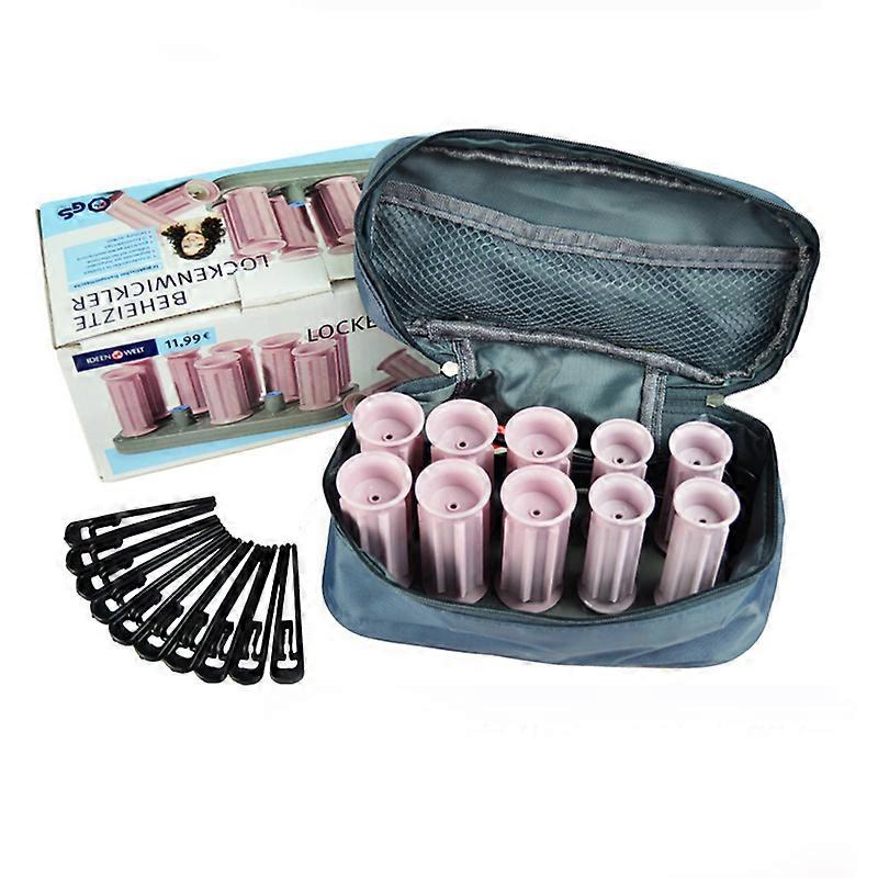 MIMIGO Hair Curlers Spiral Curls No Heat Wave Hair Curlers Styling Kit with Styling Hooks for Most Kinds of Hairstyles (Pink)