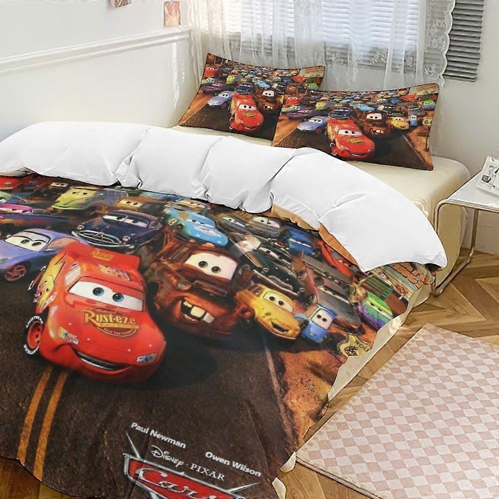 Bedding set WM575 Pixar Cars Bedding Comforter Sets, 3-Piece Bedding Set Soft Warm Bed Set Multiple sizes to choose from SW575