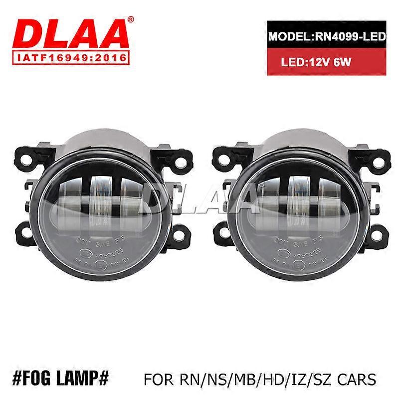 Suitable For Honda Dedicated For Modification Dual-Light Lens Fog Lamp Toyota Front Fog Lamp Modified Led Dual-Light Lens Fog Lamp
