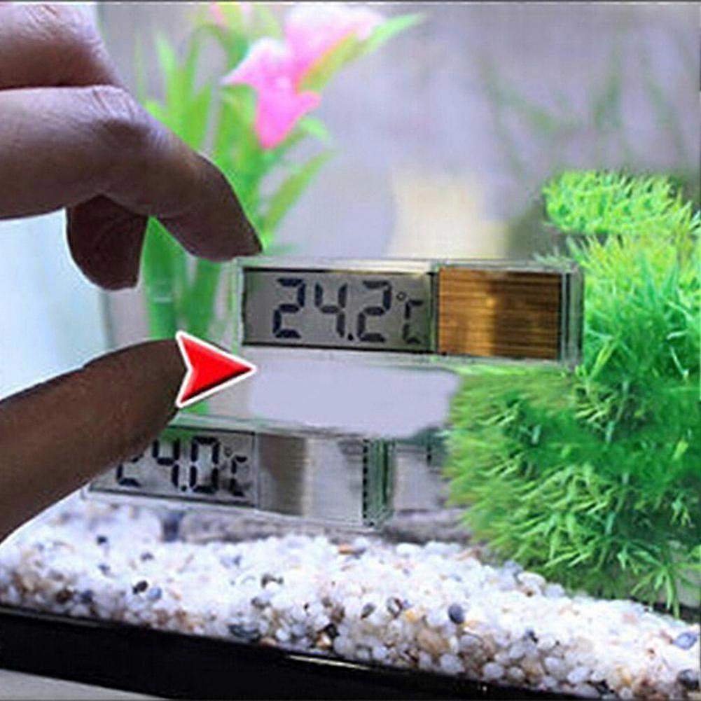 Fish Tank Digital LCD Aquarium Thermometer - Accurate 3D Electronic Temperature Measurement