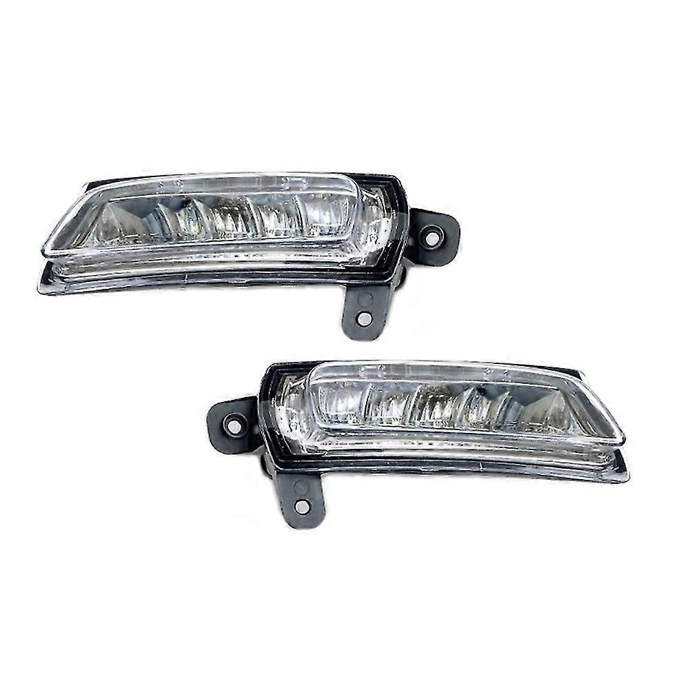 1pair Car Front Drl Led Fog Light For 2/3x 2017-2020 Auto Driving Lamp Daytime Running Light Bumper