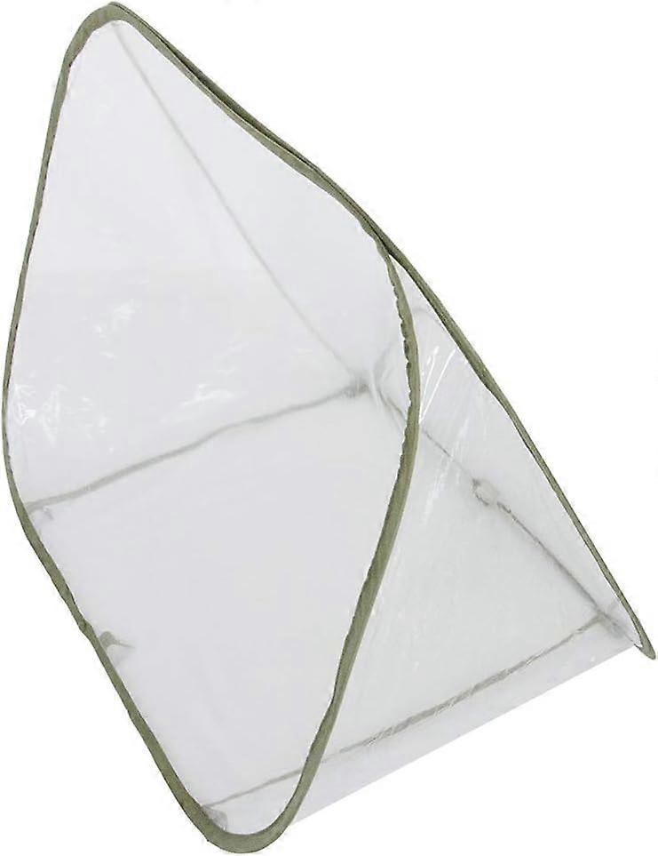 ミニガーデン温室、小さなポータブルガーデニングプラントカバーポータブルフラワーテントシェルター、ガーデンアウトドアバックヤードグリーン、トランス用クリアPVCカバー付き