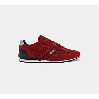 Hugo Boss Saturn Lowp Mx 50432830 610 Trainers Red UK 9