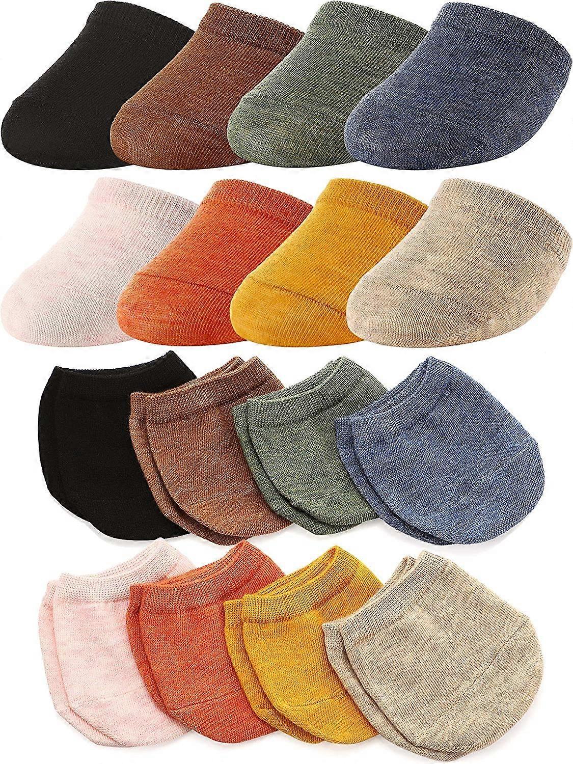 8 Pairs Toe Topper Liner Half Socks Seamless Women'S Socks Toe Half Socks