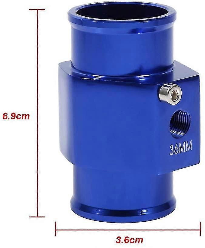 36mm Hose Seal Water Temperature Sensor Pressure Gauge Radiator Hose Adapter