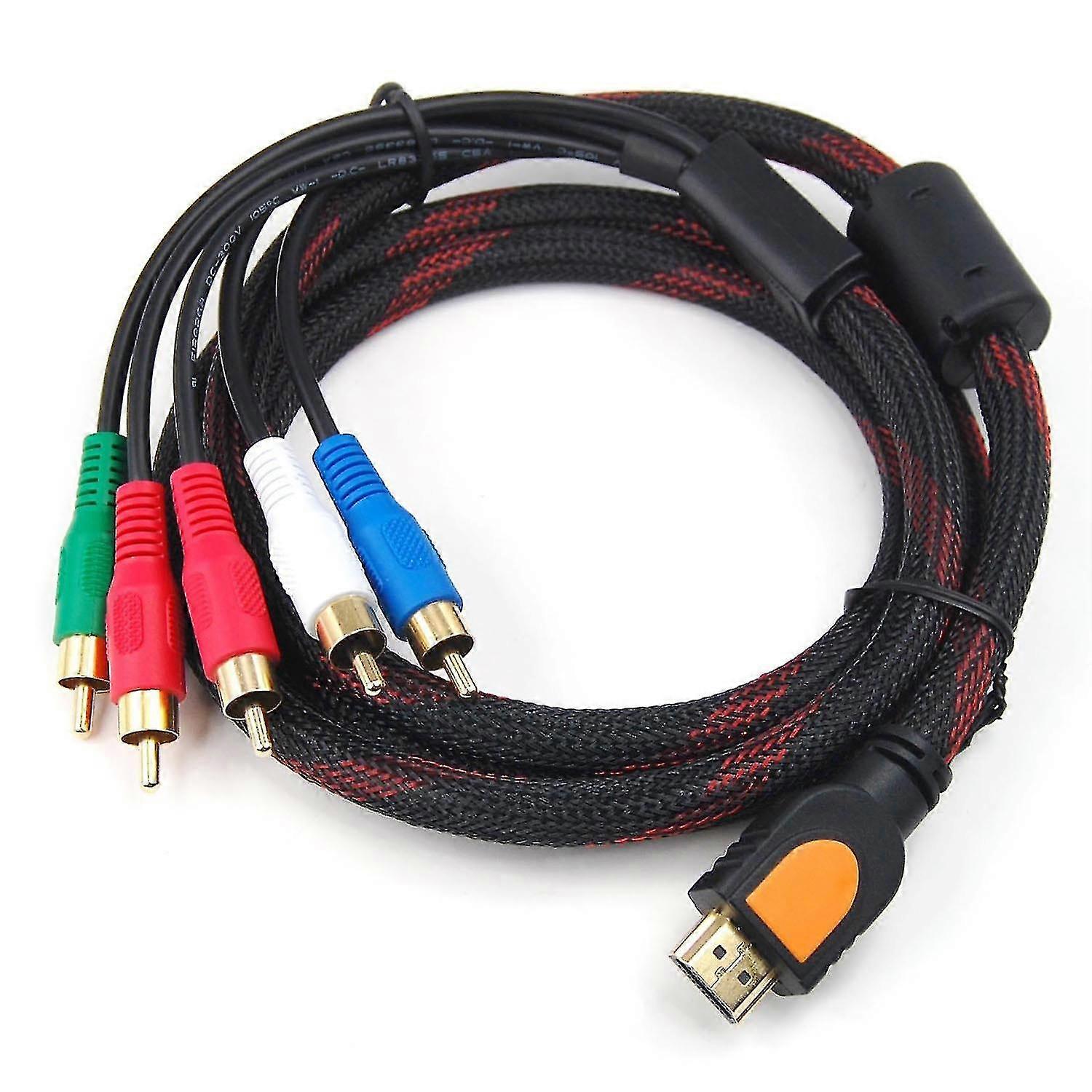 Digiflex Hdmi Macho a 5 Rca Rgb Audio Video Av Cable componente