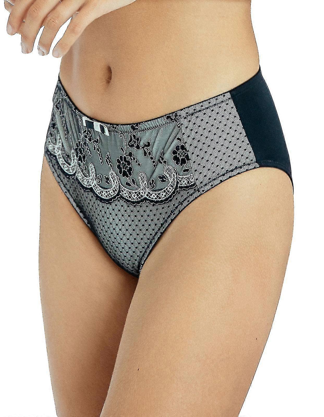 14696-F Women'S Floral Embroidered Brief