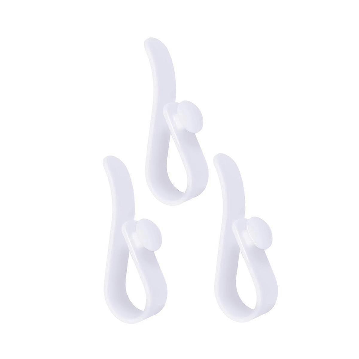 3pcs Hooks For Bogg Bags, Accessories For , Insert Keychain Holder Organize For Beach Bag White