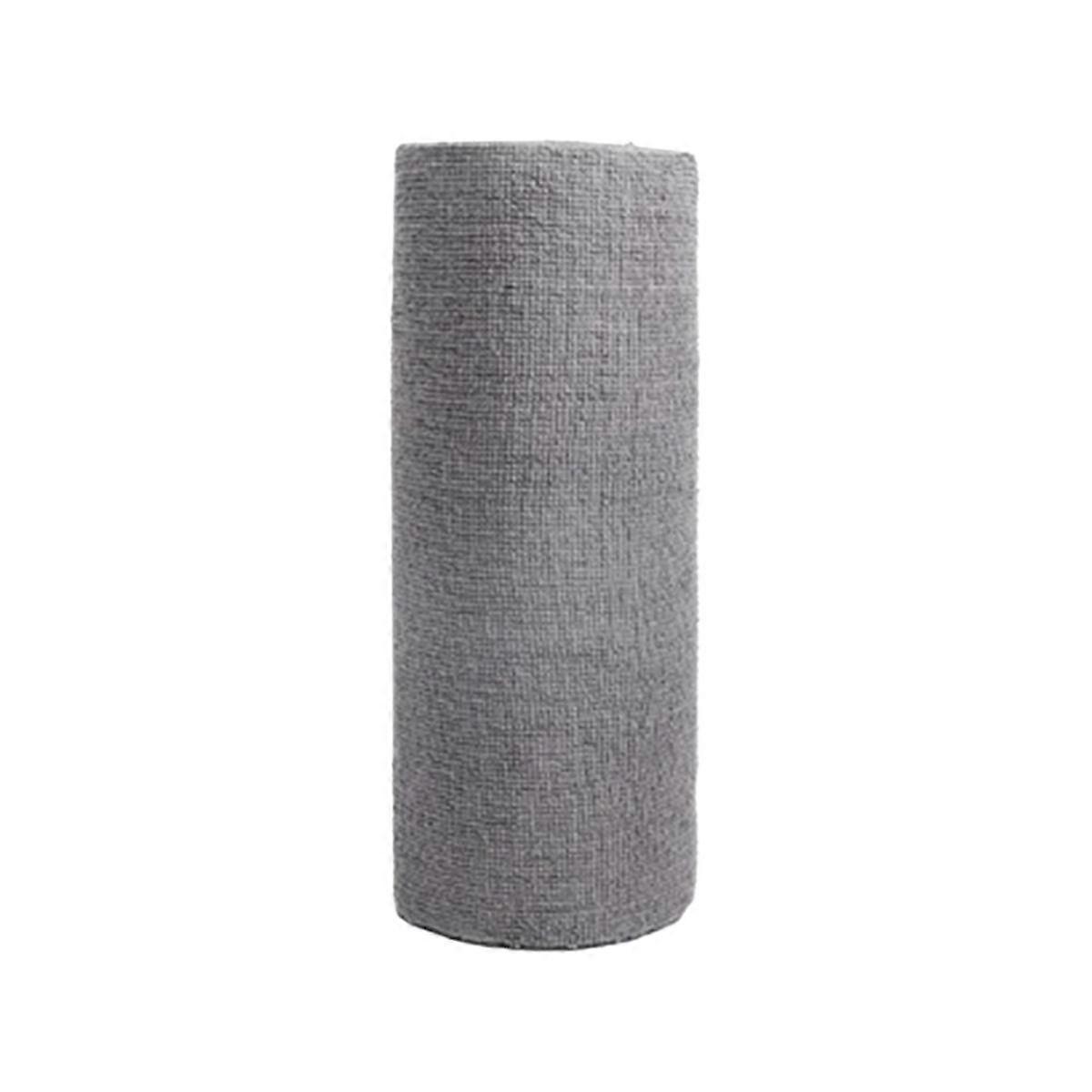 Lingette de nettoyage réutilisable Rouleaux de serviettes en microfibre de ménage Chiffons à vaisselle Laver l’essuie-tout de remplacement gris
