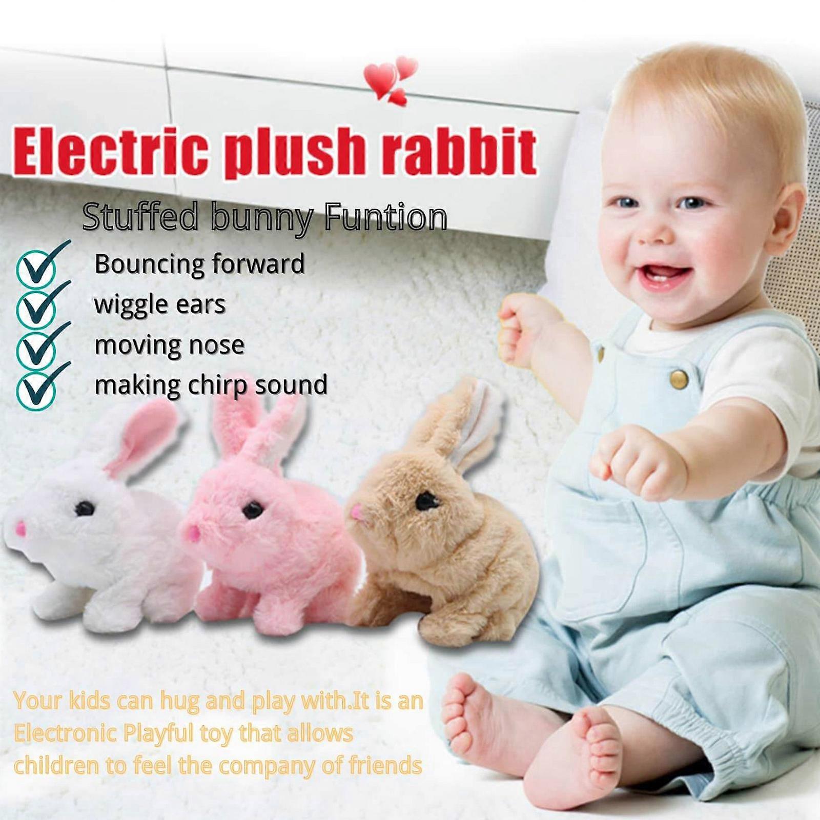 2023 Electric Plush Rabbit Stuffed Bunny Interactive Soft Bunny Toy ...