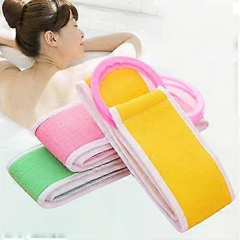 1 Pc Back Brush Belt For Bath Exfoliating Bath Towel Scrub Sponges Body Wash Rub Mud Scrubber Towel