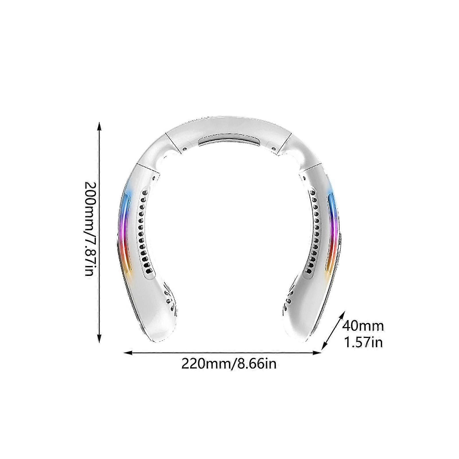 Semiconductor Refrigeration Led Light Hanging Neck Portable Air Conditioning Fan