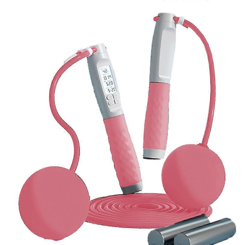 Digital With Counter For Fitness Exercise Training, Adjustable Weighted Cordless Skipping Rope