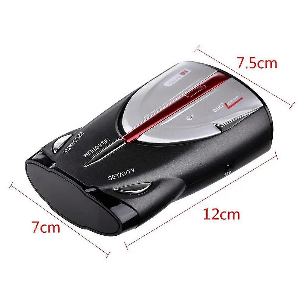 Car Radar Detector 360-Degree Monitoring Automobile Mobile Speed Detection Radar Vehicle Speed Alert Warning Speed Control