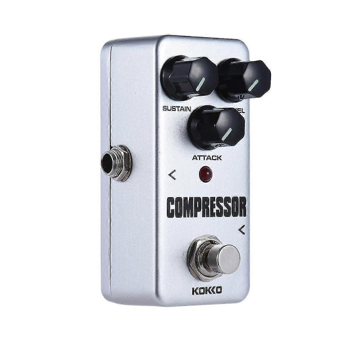 Gitarreffektpedalkompressor Helt analog kretsgitarrkompressorpedal för gitarrtillbehör