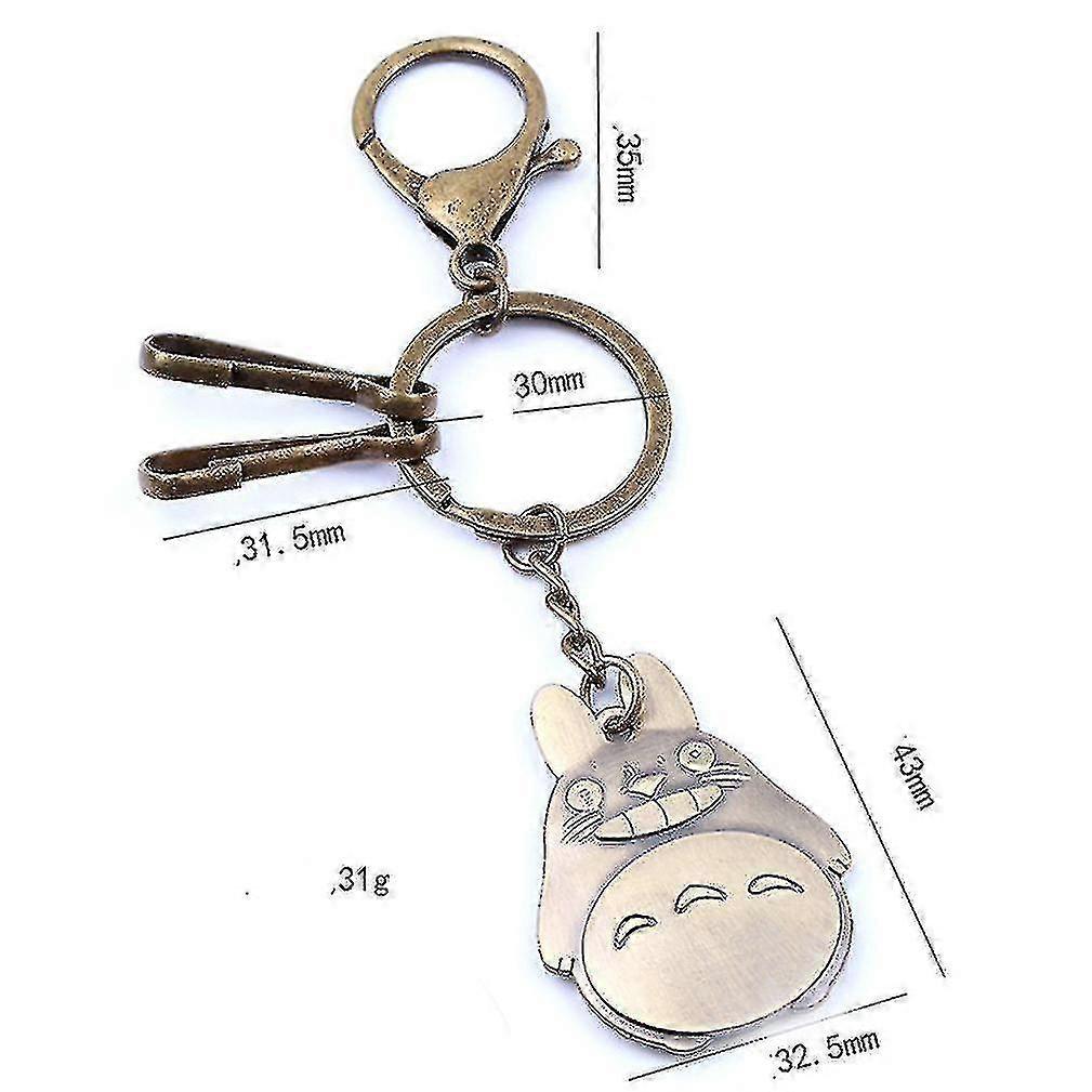 Cartoon Totoro Keychain Key Ring
