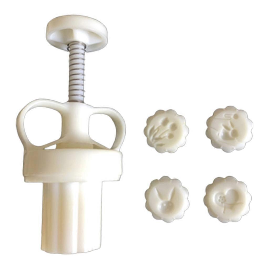 Mooncake Stamps Rabbit Shape Mooncake Gadget Plastic Material Baking Accessories