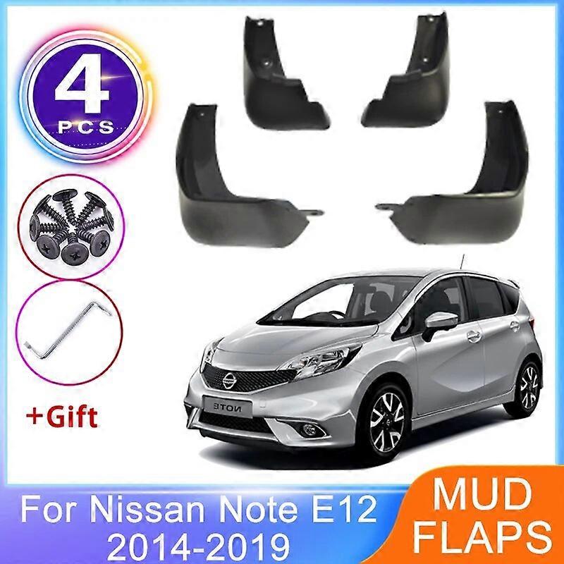 Car Flaps 4x for Nissan Note E12 2014~2019 MudFlaps Front Rear Mudguards Fender Auto Accessories New Upgrade Mud Guard Splash