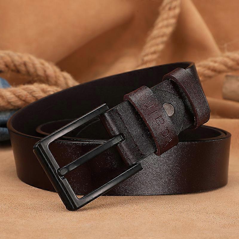 חגורת אופנה חדשה גברים קלאסיס סיכת וינטאג 'אבזם חגורות זכר לגברים חגורת עור זכר פרה עור אמיתי רצועת יוקרה AHQ2121