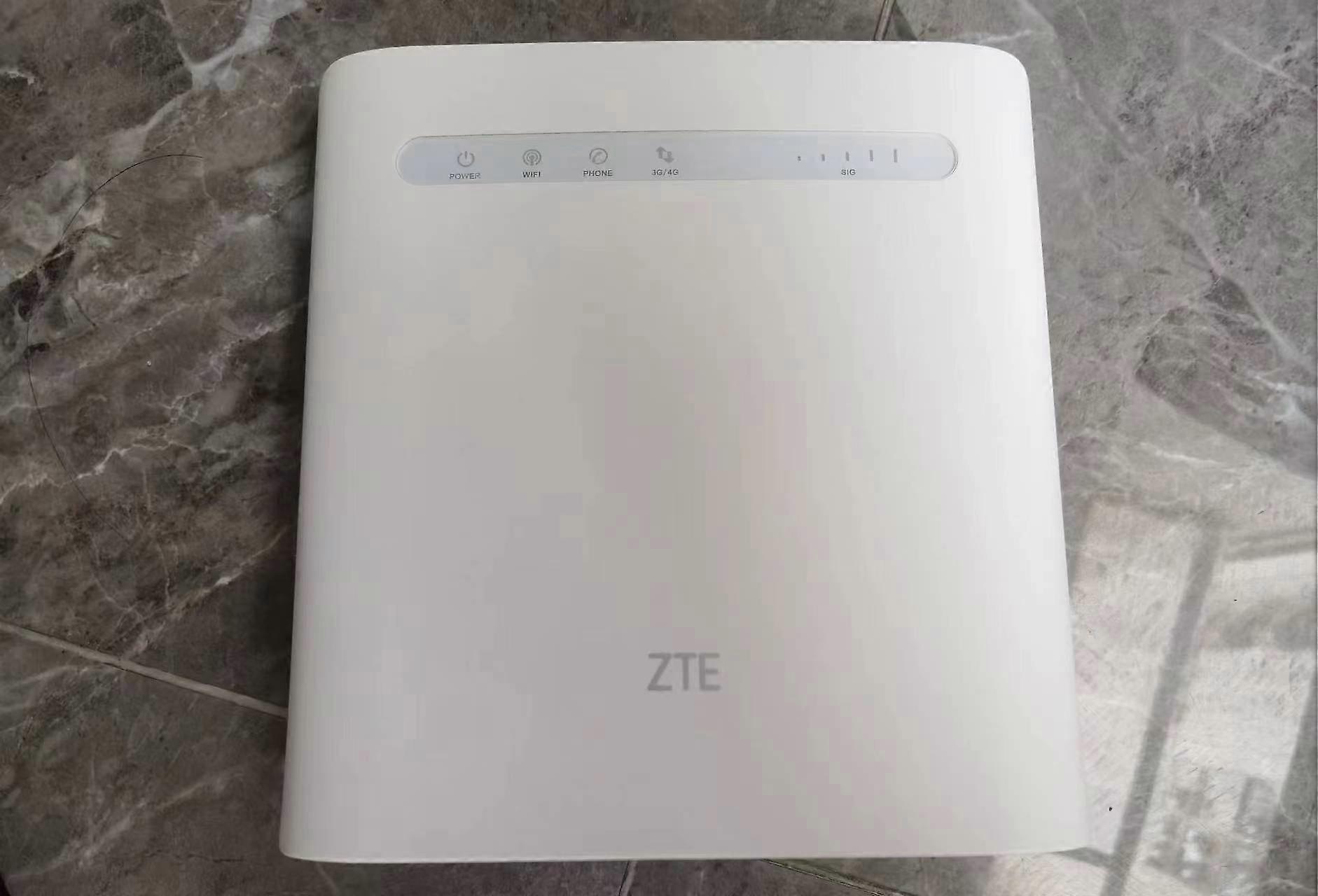 ZTE MF286D 4G LTE Cat6 Router FDD DL300/50Mbps Band 1/3/7/8/20/28 700/900/1800/2100/2600MHz no battary