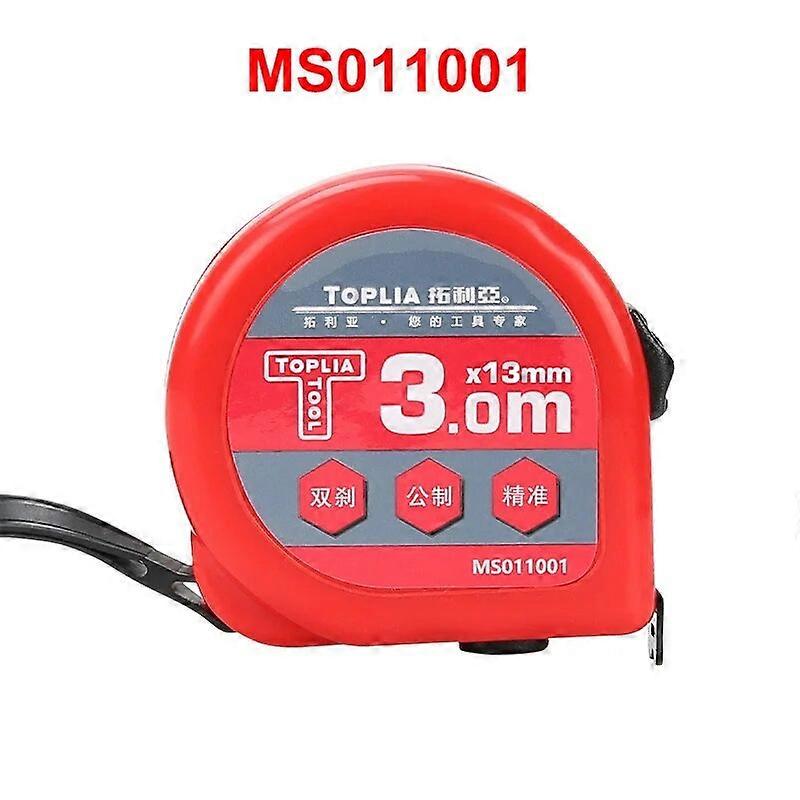 TOPLIA Double-brake Steel Tape Measure Woodworking Ruler Decoration Measuring Ruler Durable And Anti-fall MS011001 Series