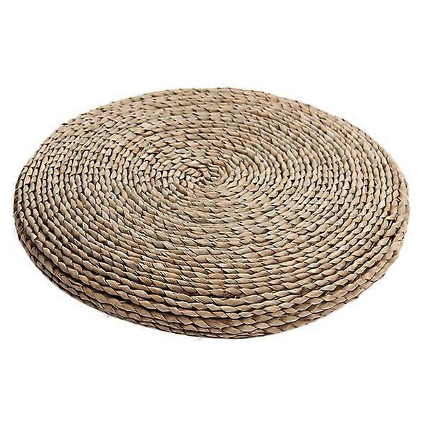 1PC 40x40cm Straw Braid Cushion Round Handmade Weaving Cushion Tatami Windowsill Cushion Yoga Meditating Mat