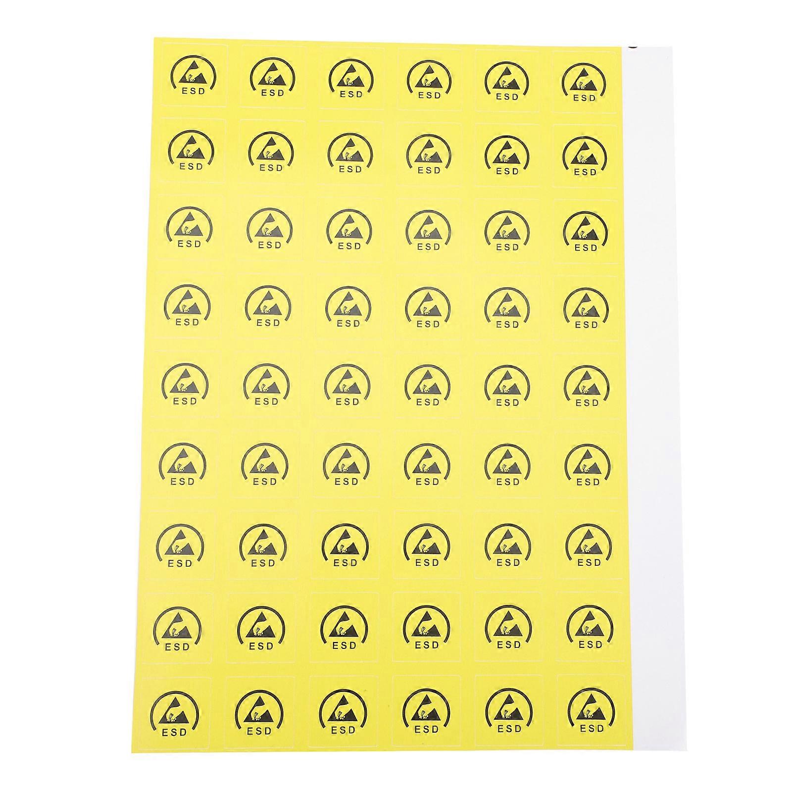 200pcs Anti-static Warning Stickers Electrostatic Sensitive Labels Self Adhesive Caution Labels