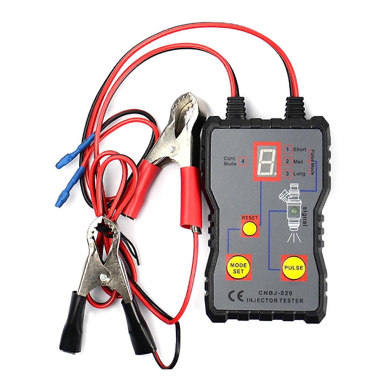 Injector Tester Large LED Display High Accuracy Durable Professional Fuel Injector Tester for Car