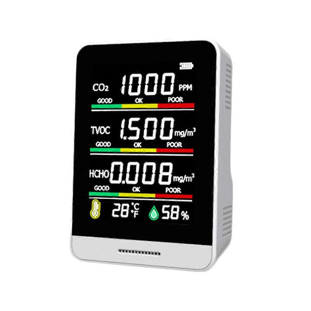 Transduser luftkvalitetsmonitor Protable Co2 detektor luftgassdetektor digital