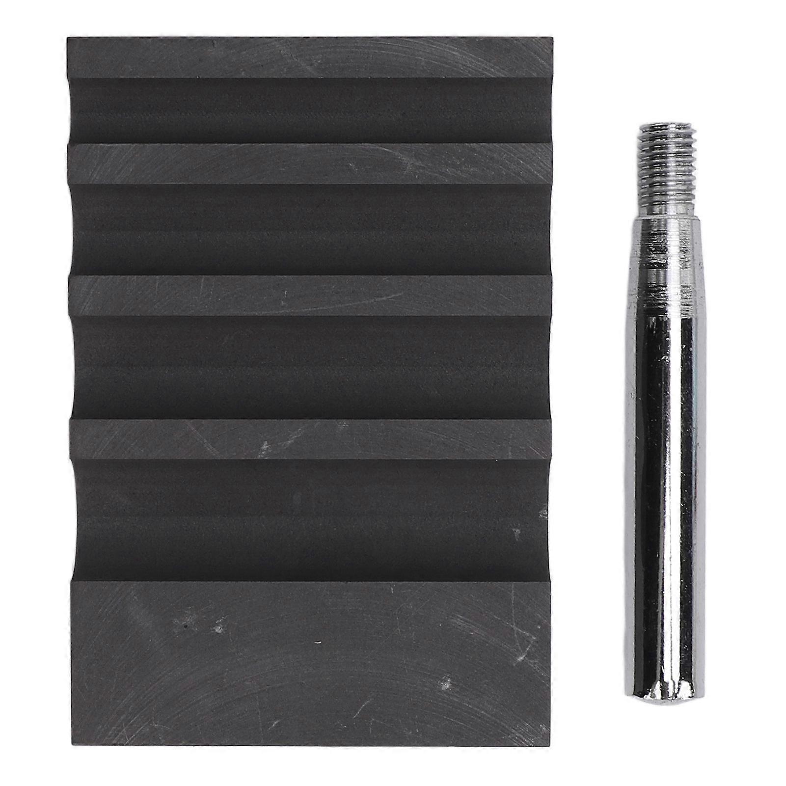 4 Slot Heat Resistant Half Round Graphite Mold for Blown Glass