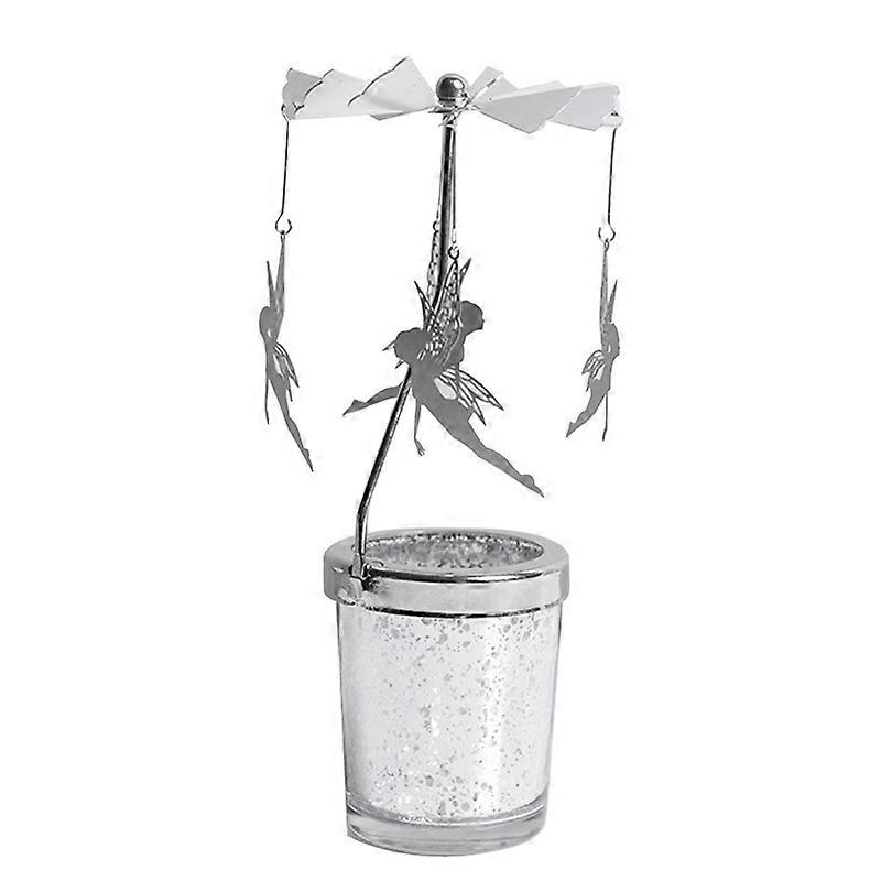 Rotating Carousel Tea Light Hanging Deer Candle Holder Candlestick Room Decor