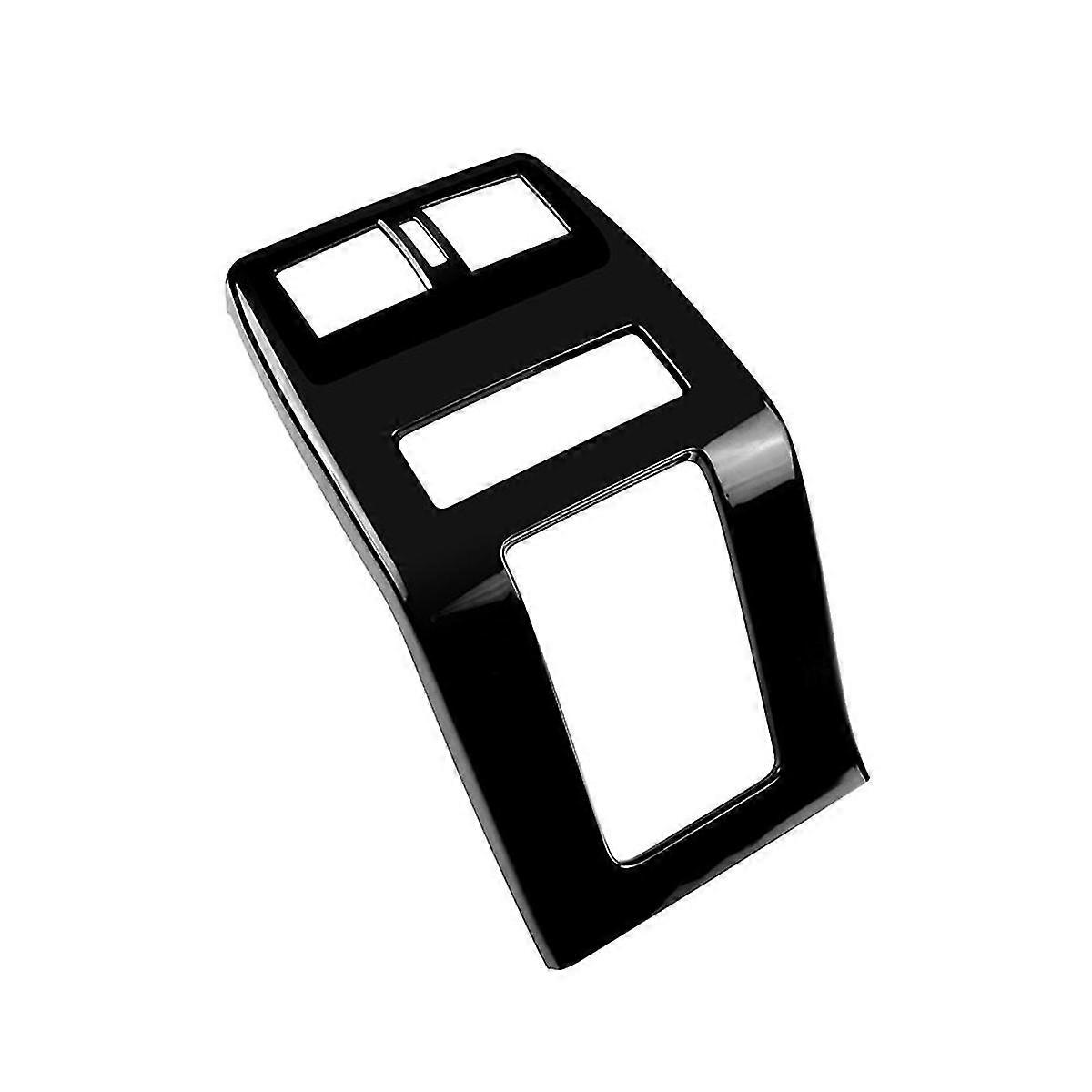 Rhd For 2022 Gloss Black Armrest Box Rear Vent Frame Anti-kick Cover Sticker Trim