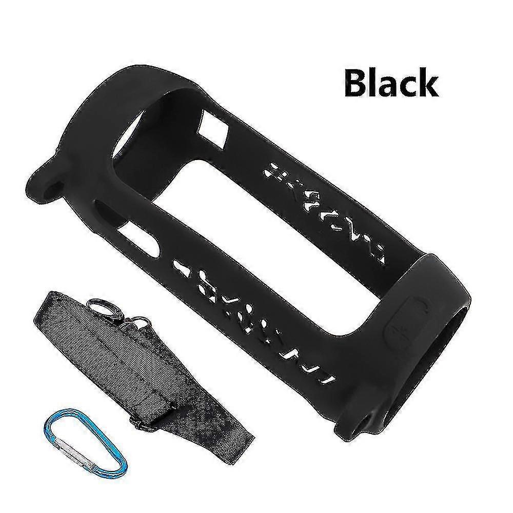 Speaker Silicone Cover Protective Case With Belt For Jbl Pulse 4 Wireless Bluetooth Speaker Bag-colorblack