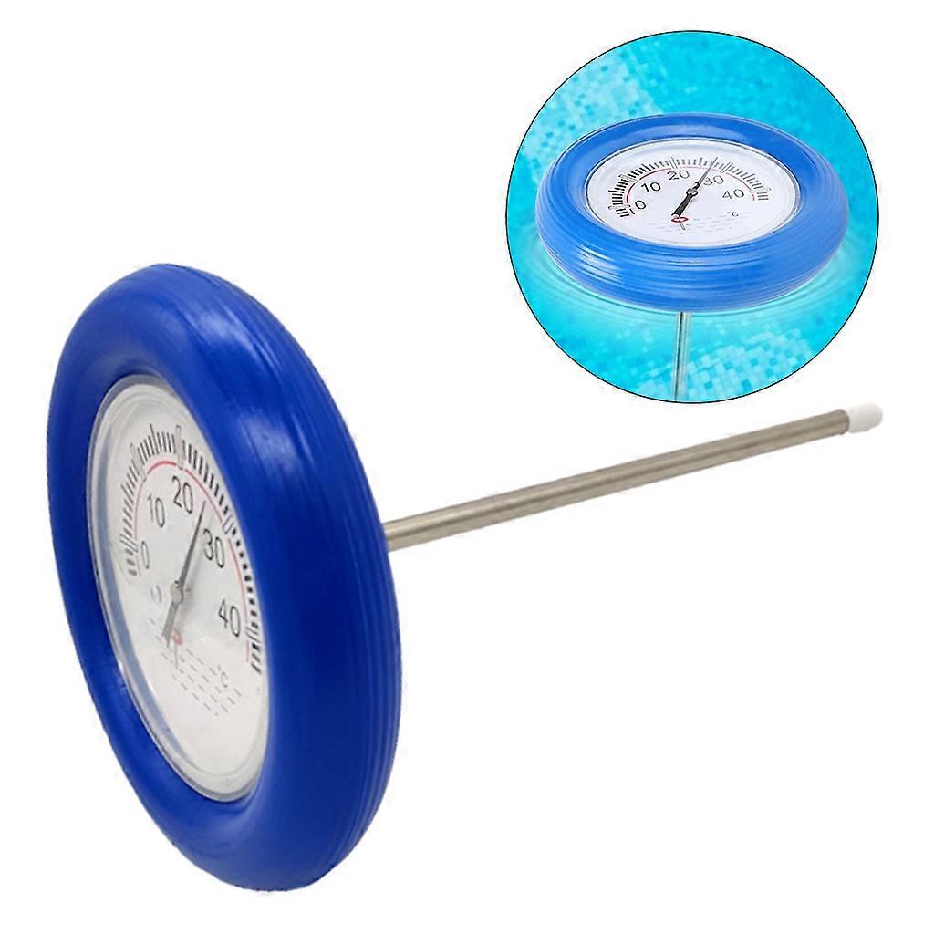 Großes Schwimmplattenthermometer Wassertemperaturtester Leicht ablesbar tragbar