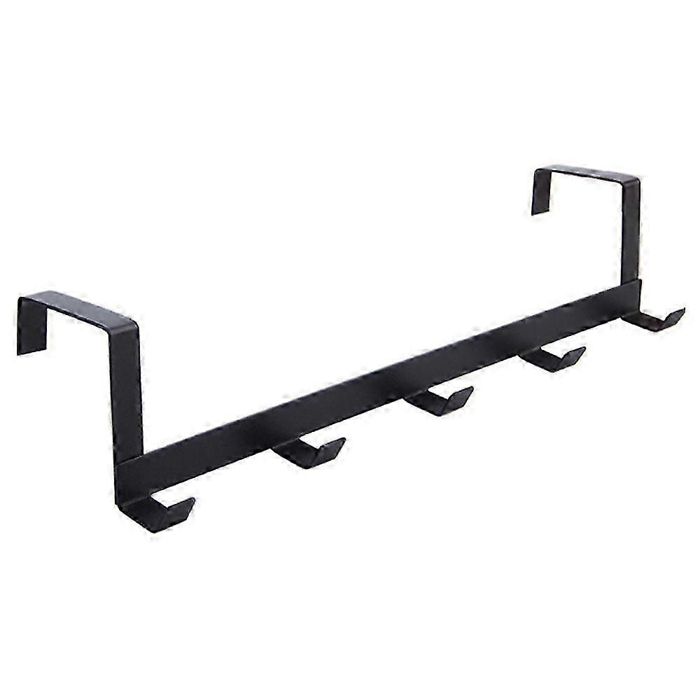 5 Hooks Over The Door Hanger Clothes Storage Holder Towel Hanging Rack