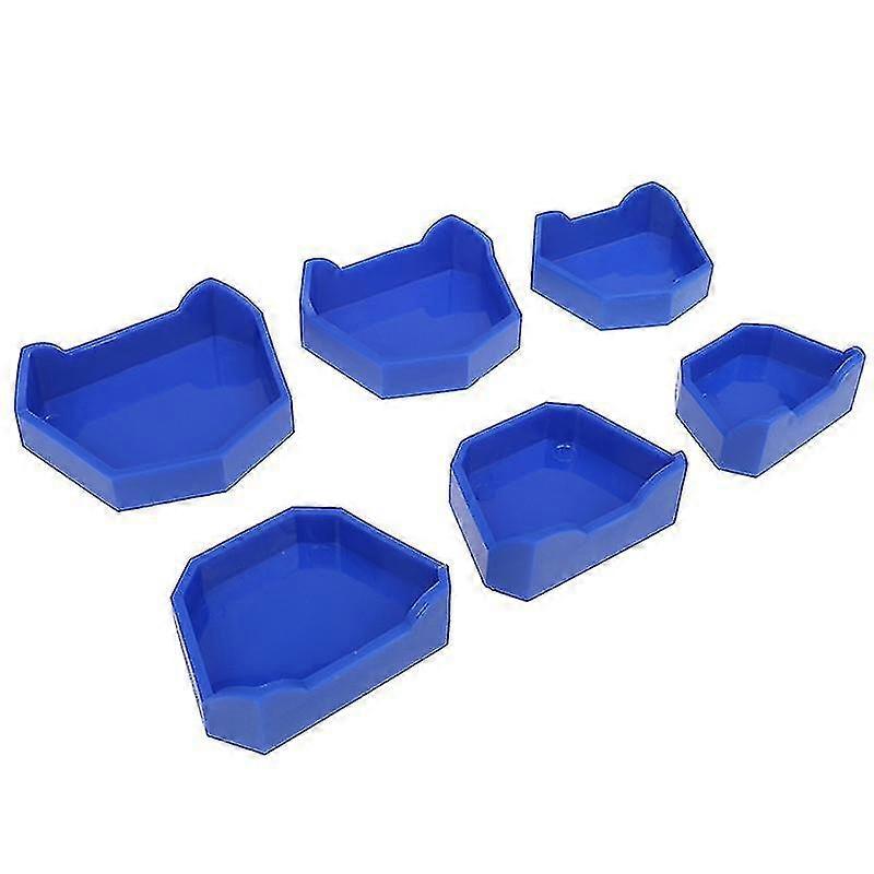 6個/セット 3サイズ歯科モデルベースセットデンタルモールド