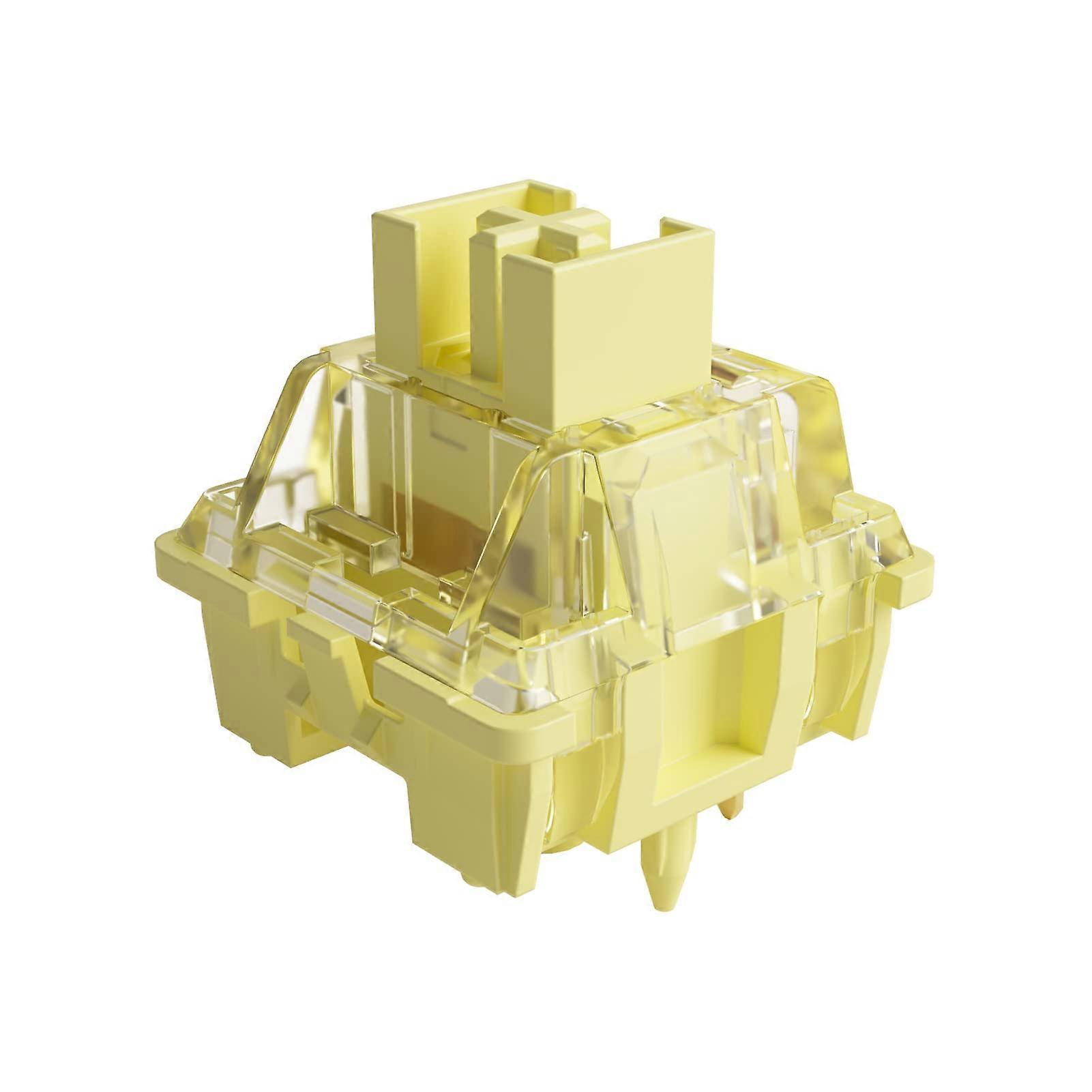 Commutateur de clavier Pro V3/CS bleu crème avec tige anti-poussière pour clavier de jeu mécanique, commutateurs tactiles à 5 broches 45 gf (45 pièces)