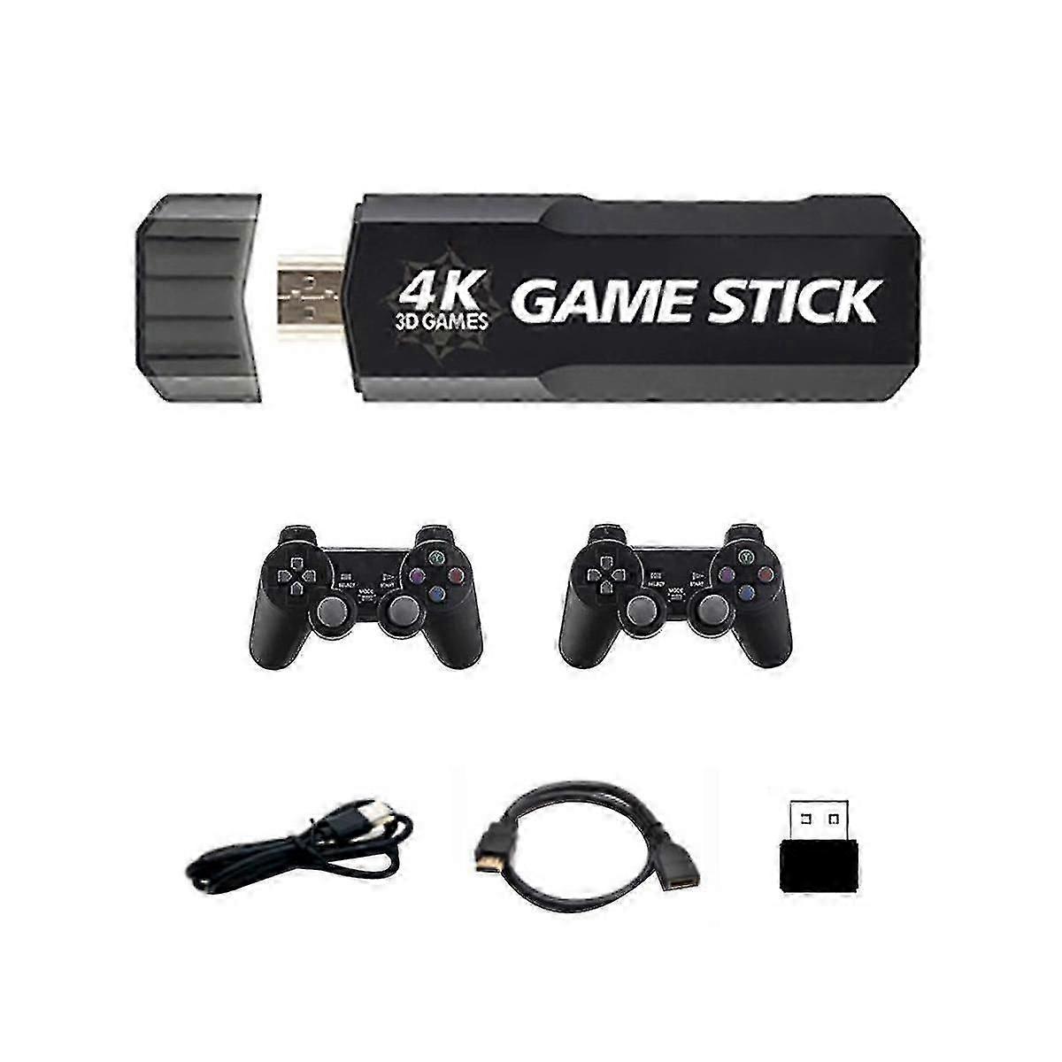 GD10 Console Wireless Controllers 64G 4K HD TV Retro Game Console 50 Emulators 40000+ Games for PS1/N64/DC